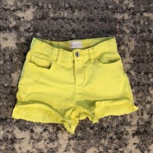 neon shorts